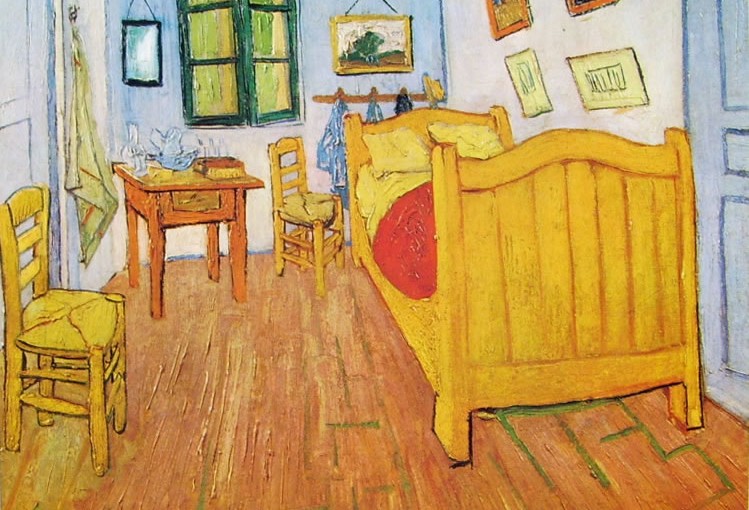 Vincent van Gogh: La camera di Van Gogh (o dell’artista) ad Arles, 72 x 90 cm. Amsterdam Rijksmuseum V. V. G.